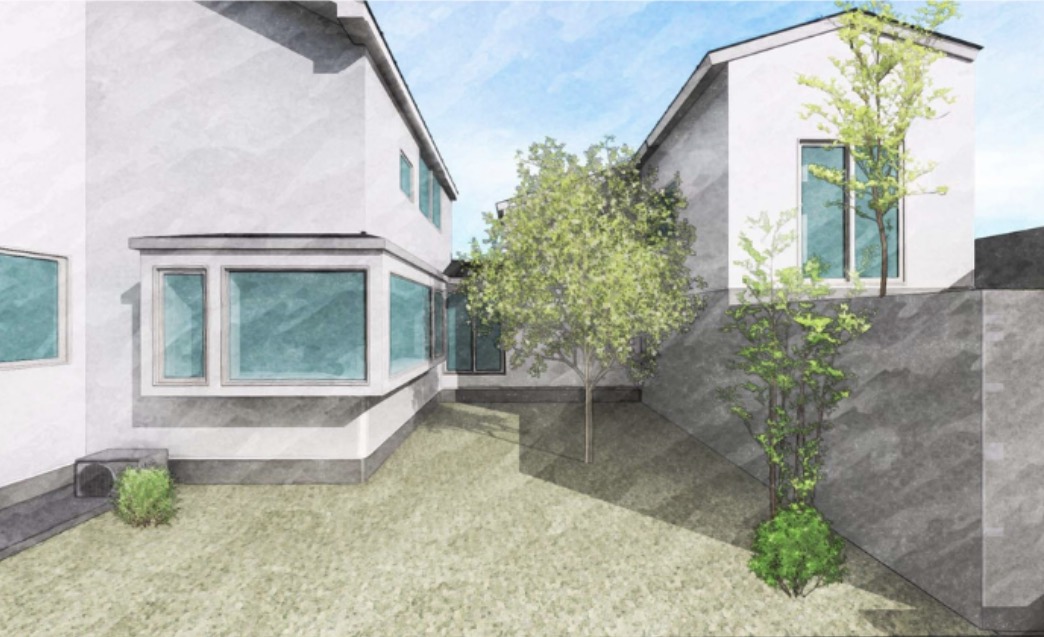 M様邸フルリノベーション｜建築家2回目打ち合わせ。中庭のある住まいを活かすプラン